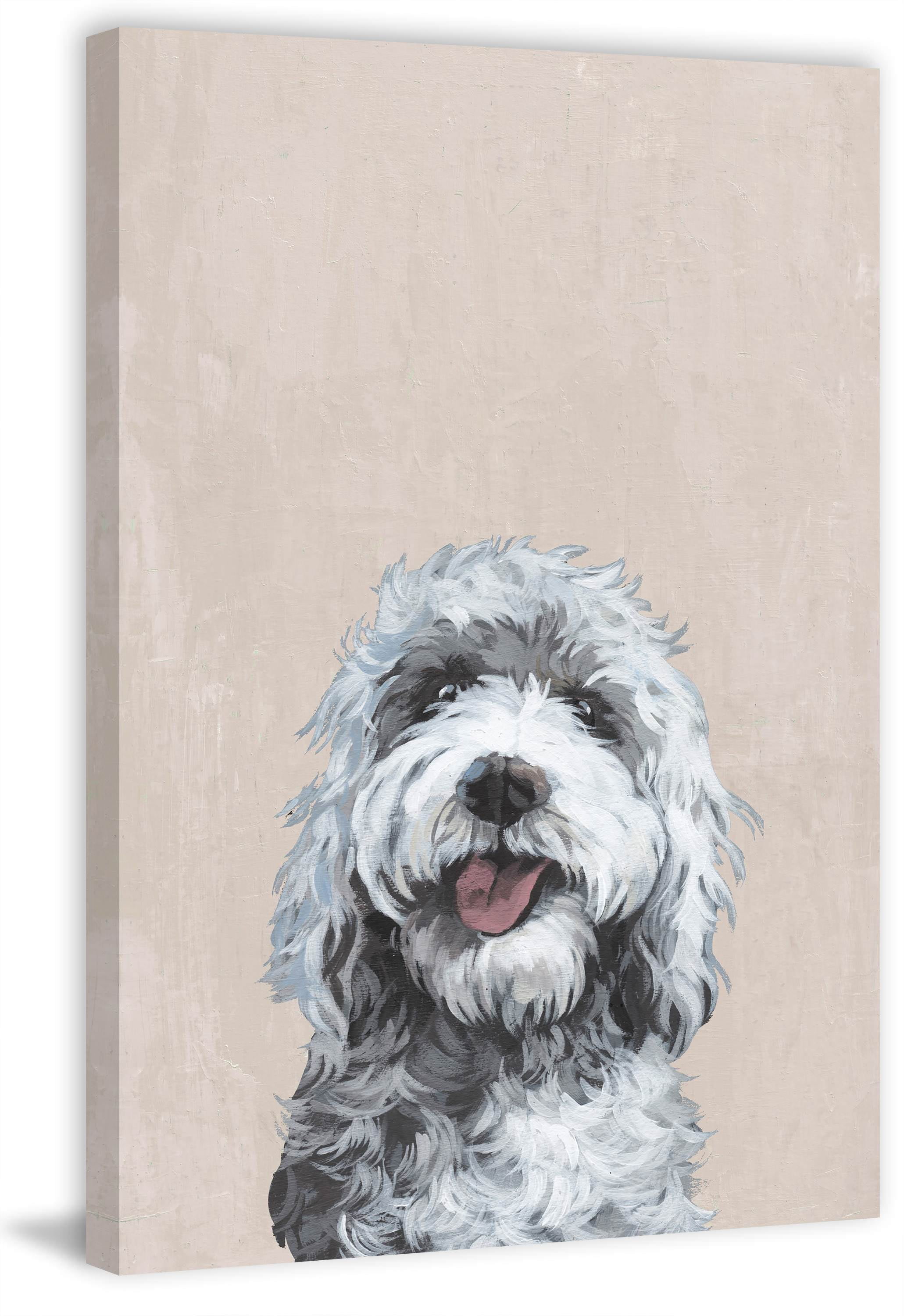 Marmont Hill "Simply Furr" Painting Print on Wrapped Canvas