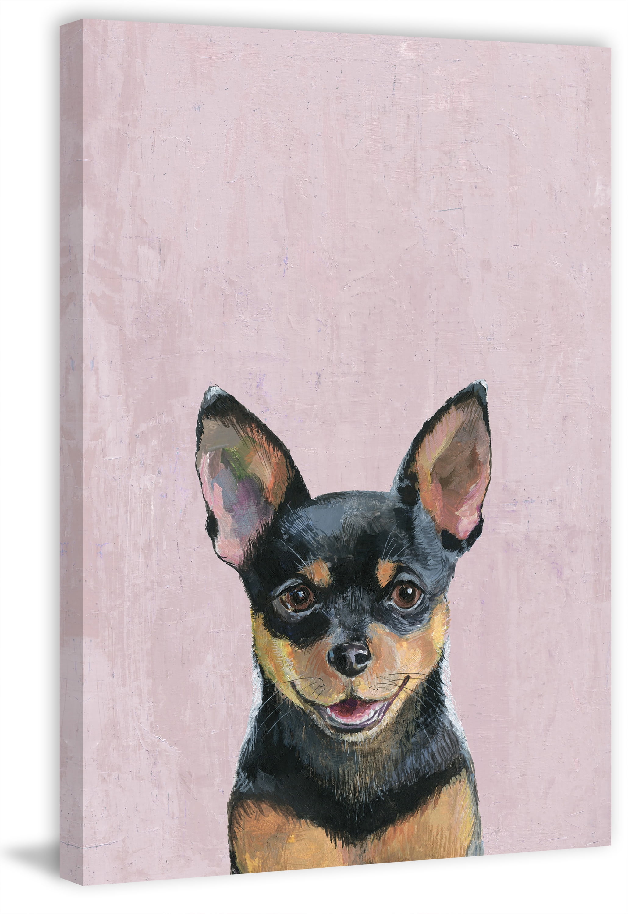 Marmont Hill "Simply Puppy" Painting Print on Wrapped Canvas