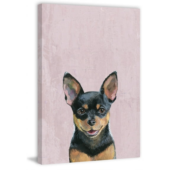 Marmont Hill "Simply Puppy" Painting Print on Wrapped Canvas