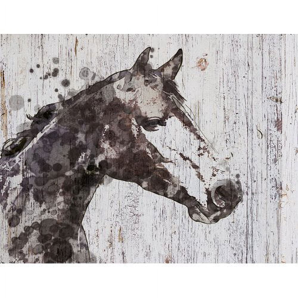 Marmont Hill "Skylar Horse" by Irena Orlov Painting Print on Wrapped Canvas
