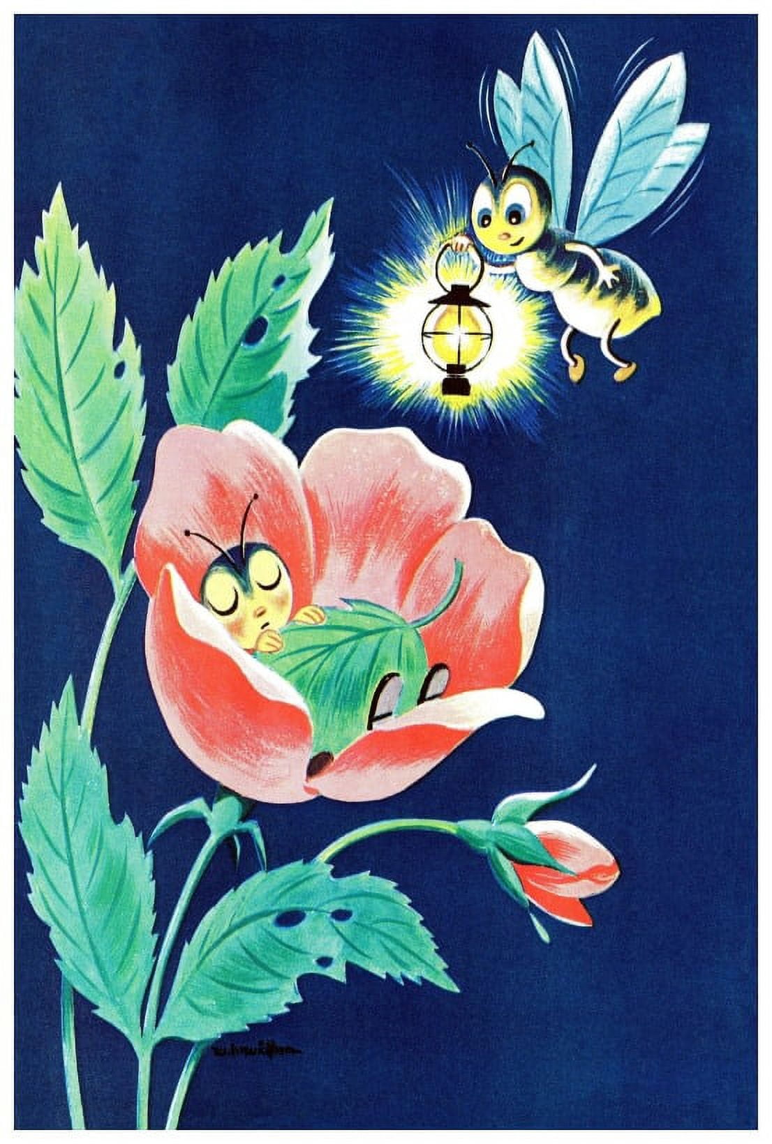Marmont Hill "Sleeping Bug" by Curtis Painting Print on Canvas