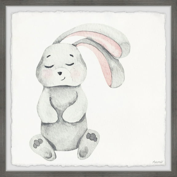 Marmont Hill Sleeping Bunny Framed Wall Art
