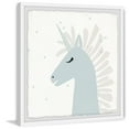 thumbnail image 1 of Marmont Hill Sleeping Unicorn Framed Wall Art, 1 of 4