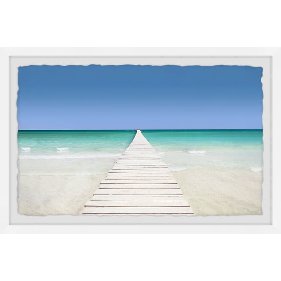 Marmont Hill Smell the Ocean Breeze Framed Painting Print