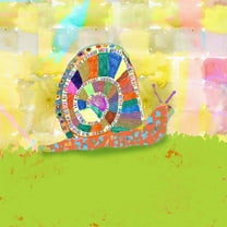 Marmont Hill Snail Trail Canvas Wall Art