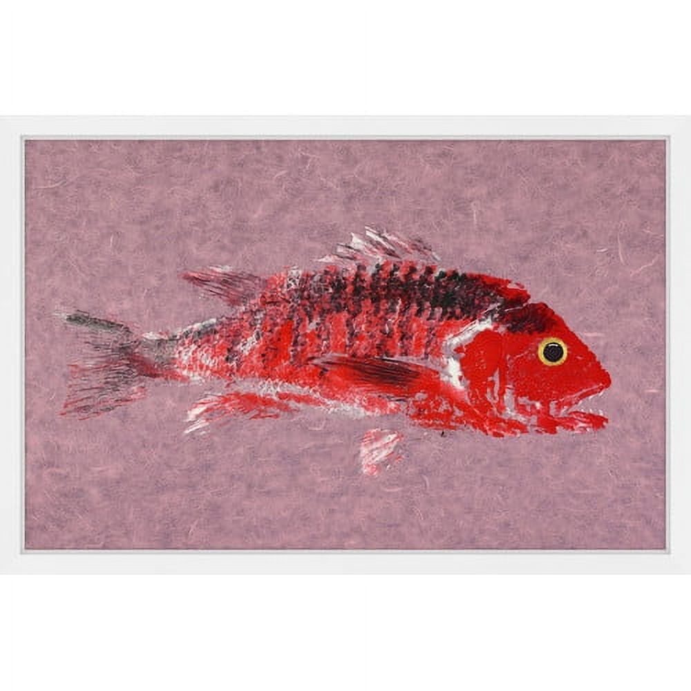 Marmont Hill "Snapper" by Warren Sellers Framed Painting Print