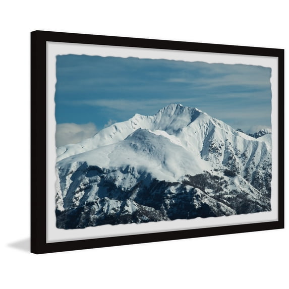 Marmont Hill Snow-Capped Mountains Framed Painting Print