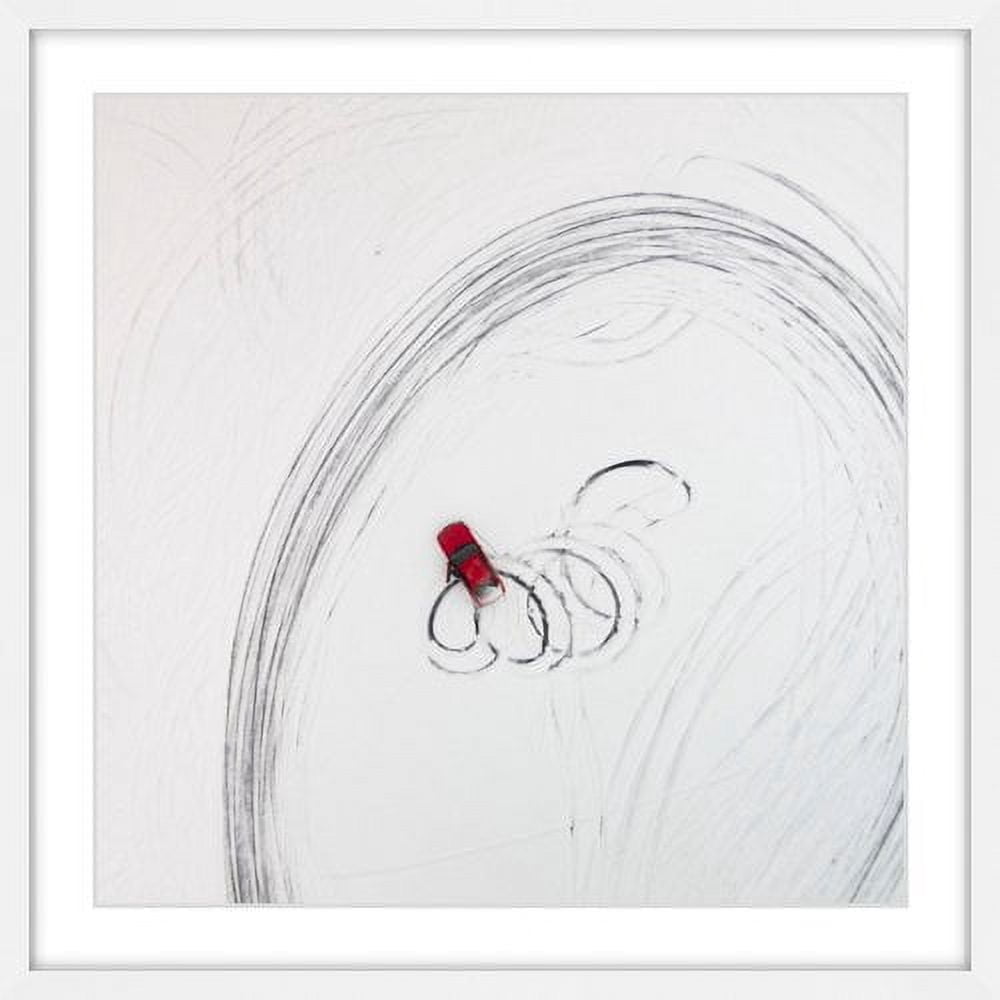 Marmont Hill "Snow Donuts" by Karolis Janulis Framed Painting Art Print