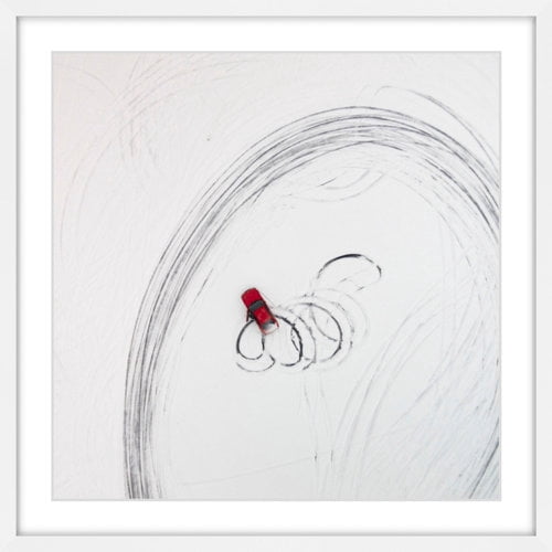 Marmont Hill "Snow Donuts" by Karolis Janulis Framed Painting Print