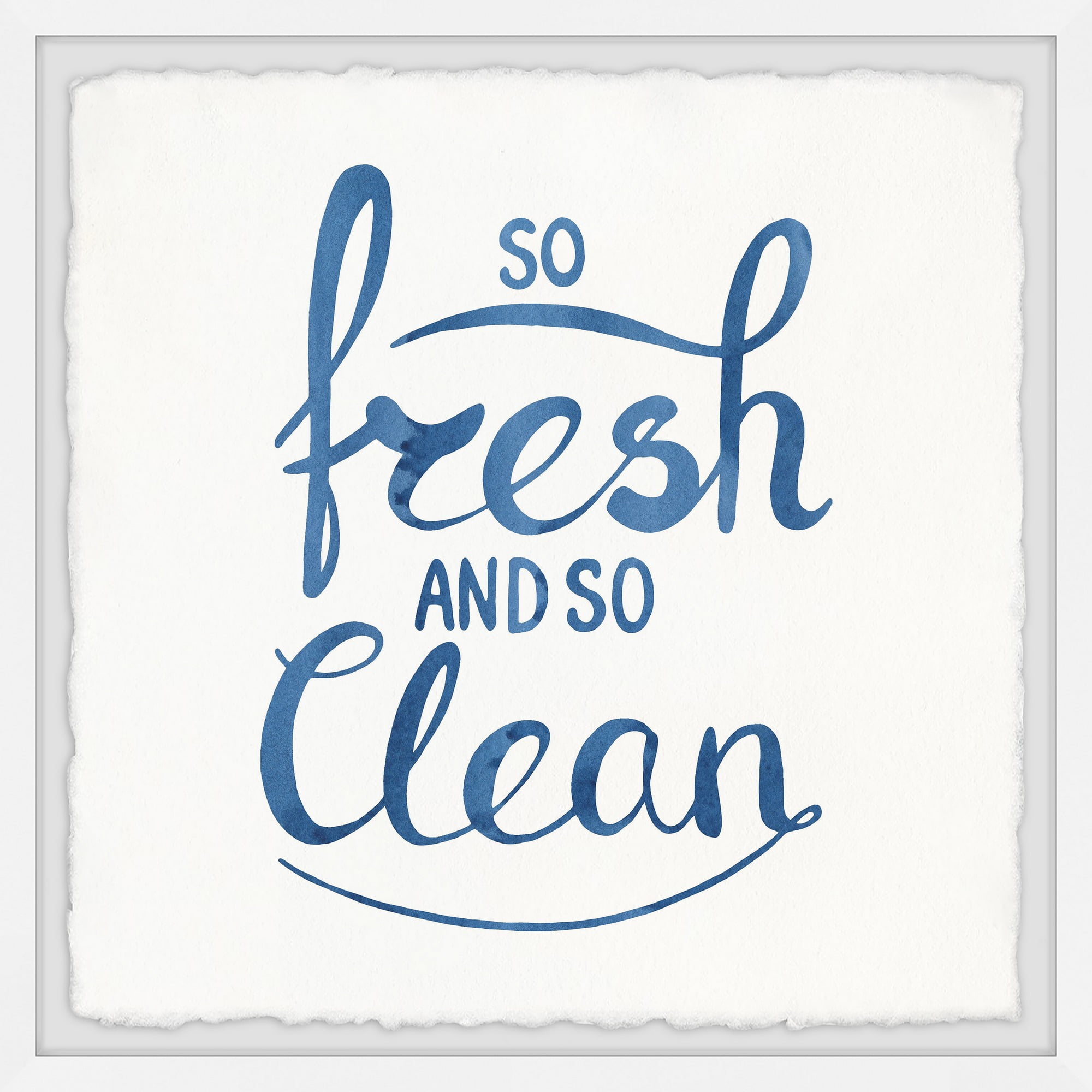 Marmont Hill So Fresh and Clean 24.00" x 24.00" Framed Painting Art Prints, by Marmont Hill