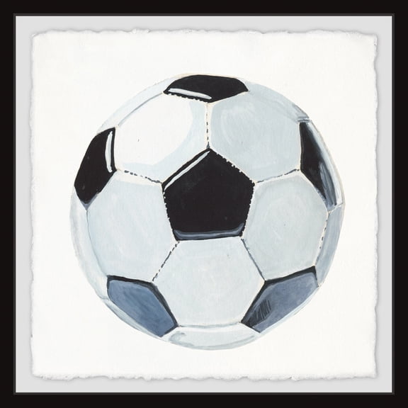 Marmont Hill Soccer Ball Framed Wall Art
