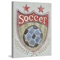 thumbnail image 1 of Marmont Hill "Soccer Shield" by Reesa Qualia Painting Print on Wrapped Canvas, 1 of 5