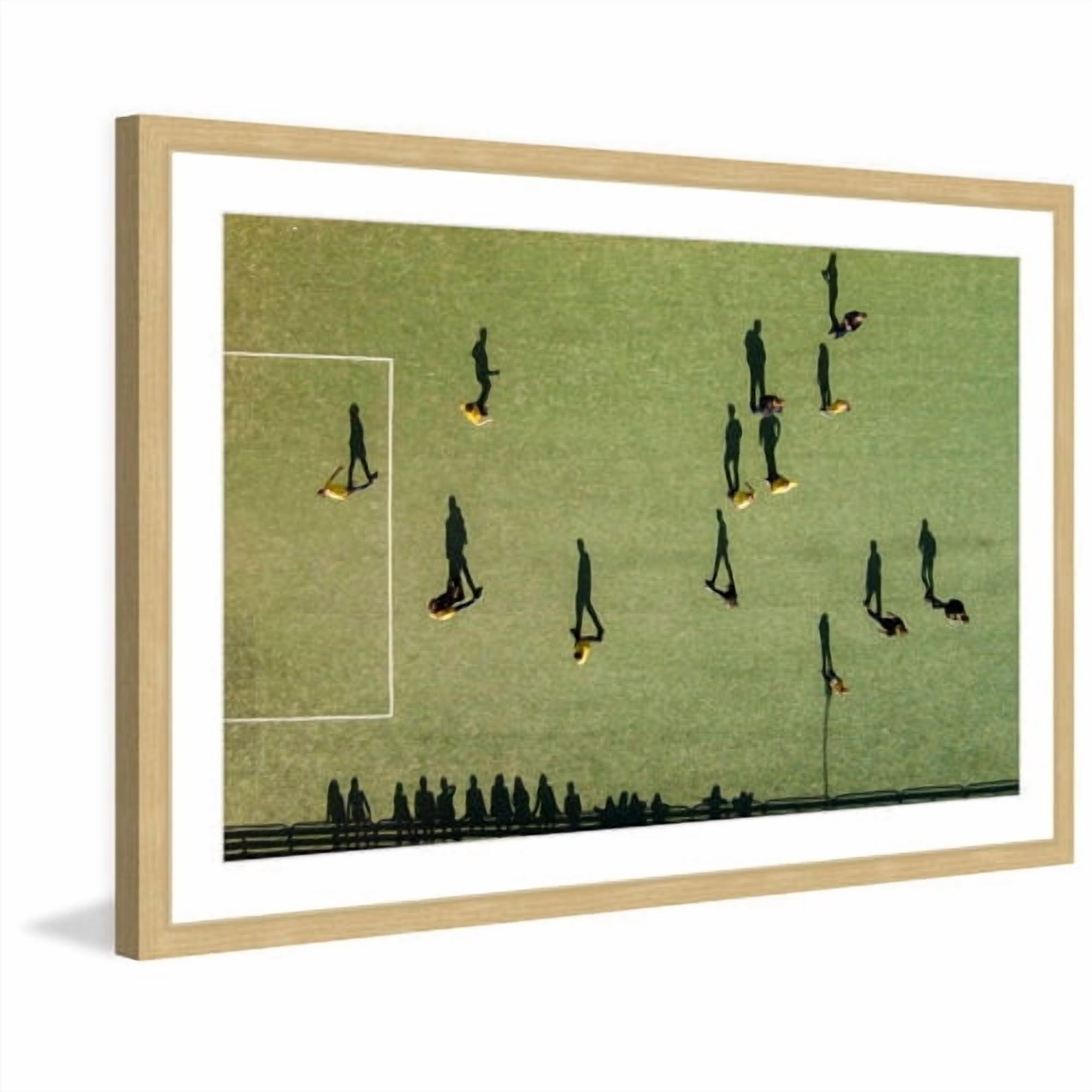 Marmont Hill "Soccer" by Karolis Janulis Framed Painting Print