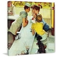 thumbnail image 1 of Marmont Hill Soda Jerk by Norman Rockwell Canvas Wall Art, 1 of 5