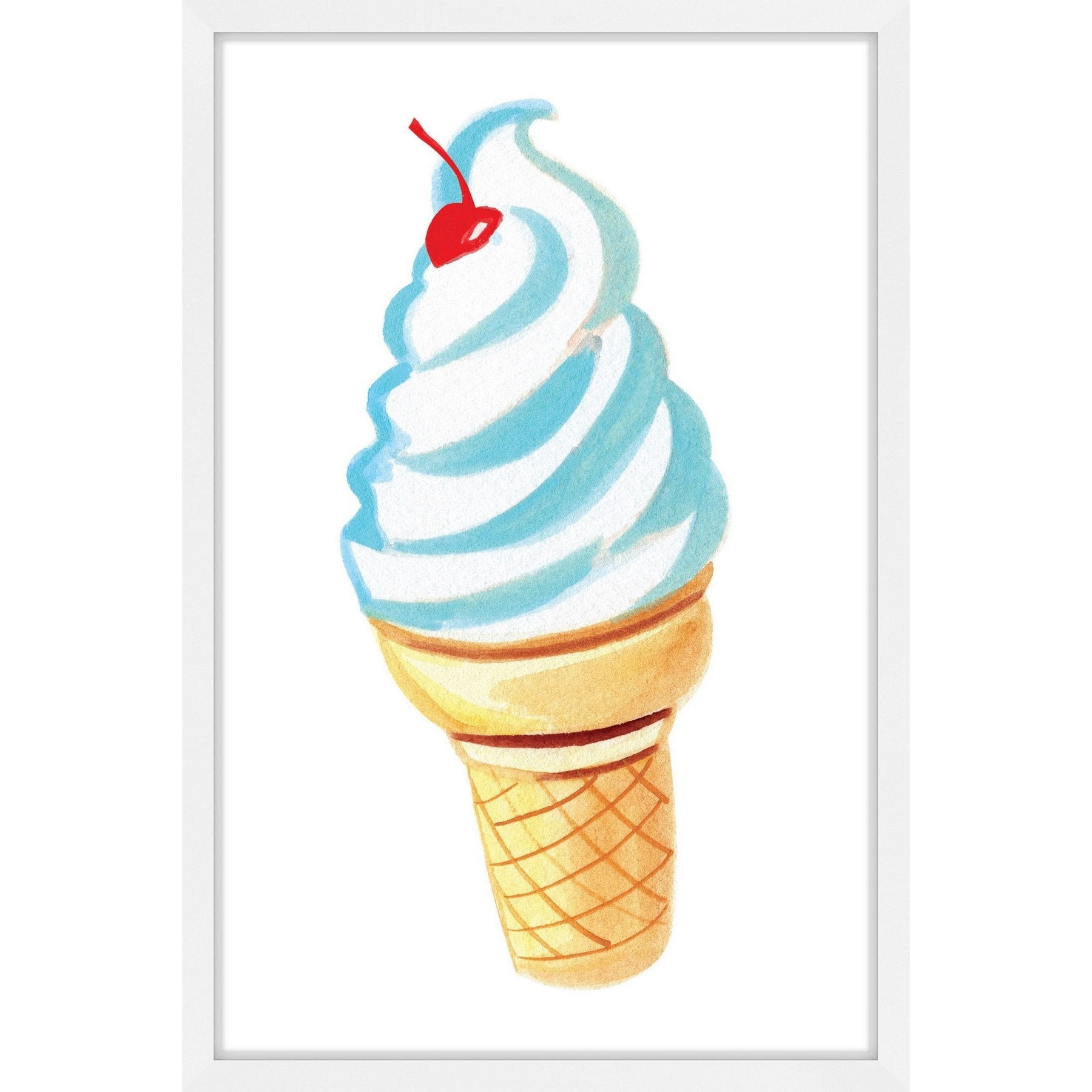 Marmont Hill "Soft Serve" by Molly Rosner Framed Painting Print