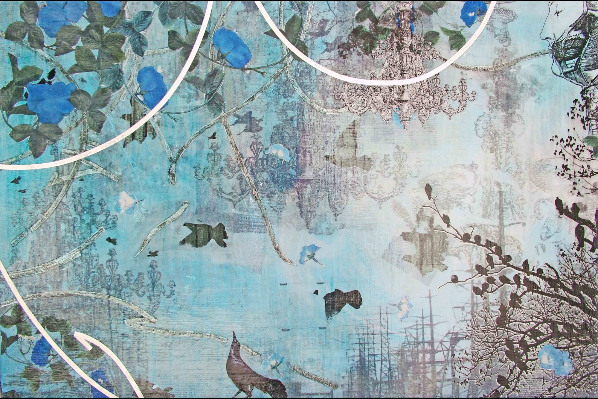 Marmont Hill "Somniloquy" by Tracy Silva Barbosa Painting Print on Canvas
