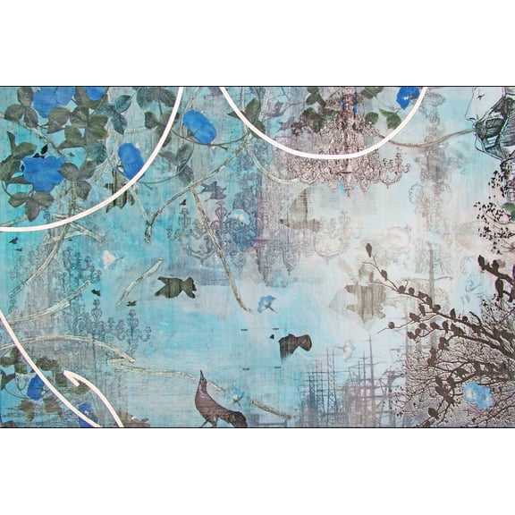 Marmont Hill "Somniloquy" by Tracy Silva Barbosa Painting Print on Canvas