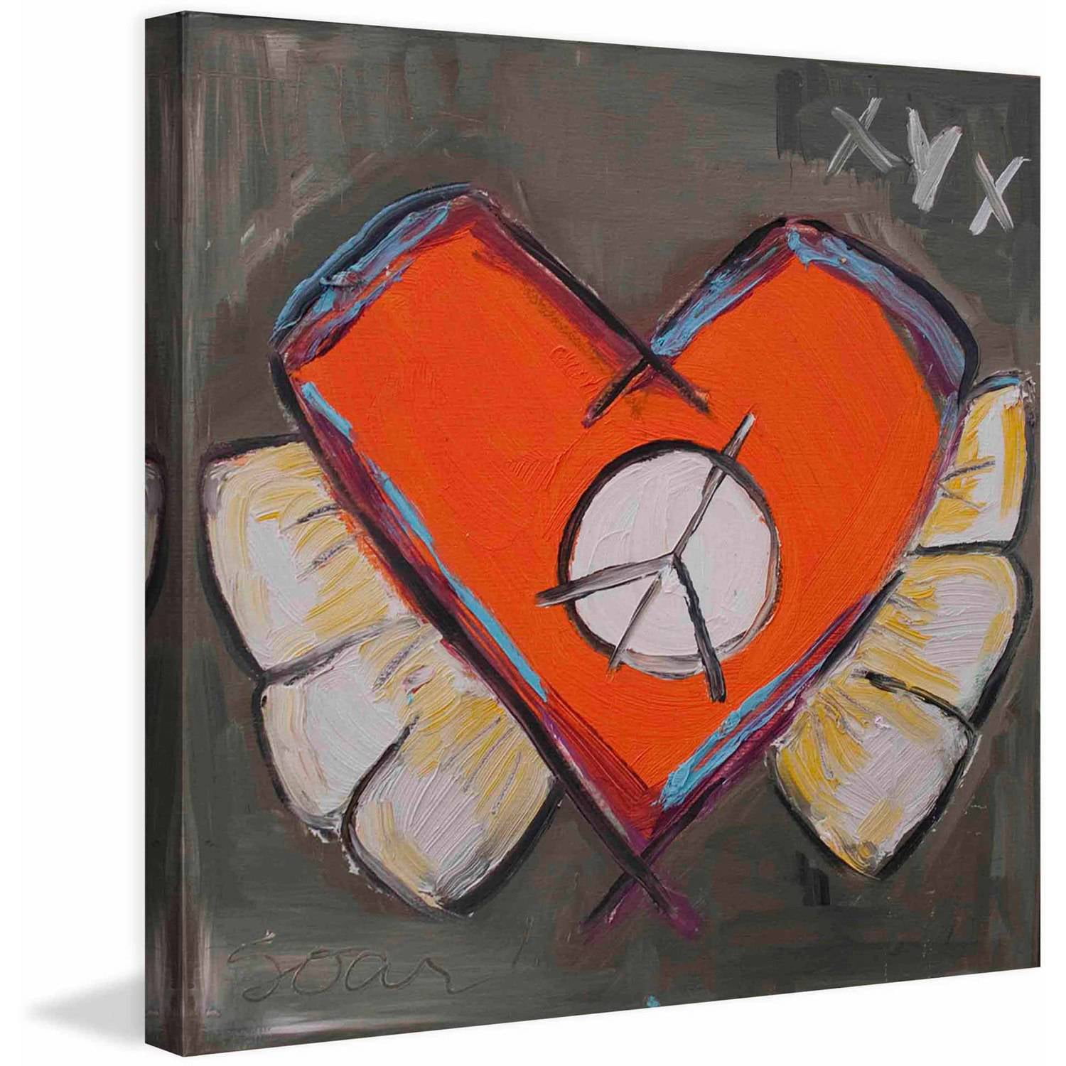 Marmont Hill "Sore Heart" by Tori Campisi Painting Print on Canvas