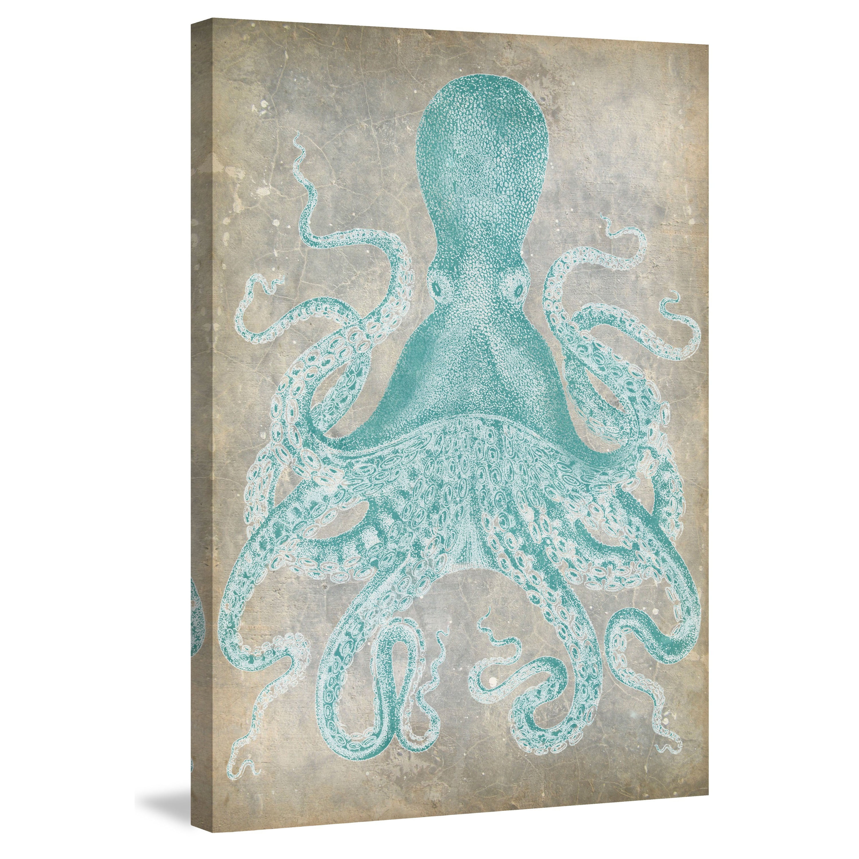 Marmont Hill "Spa Octopus I" Painting Print on Wrapped Canvas