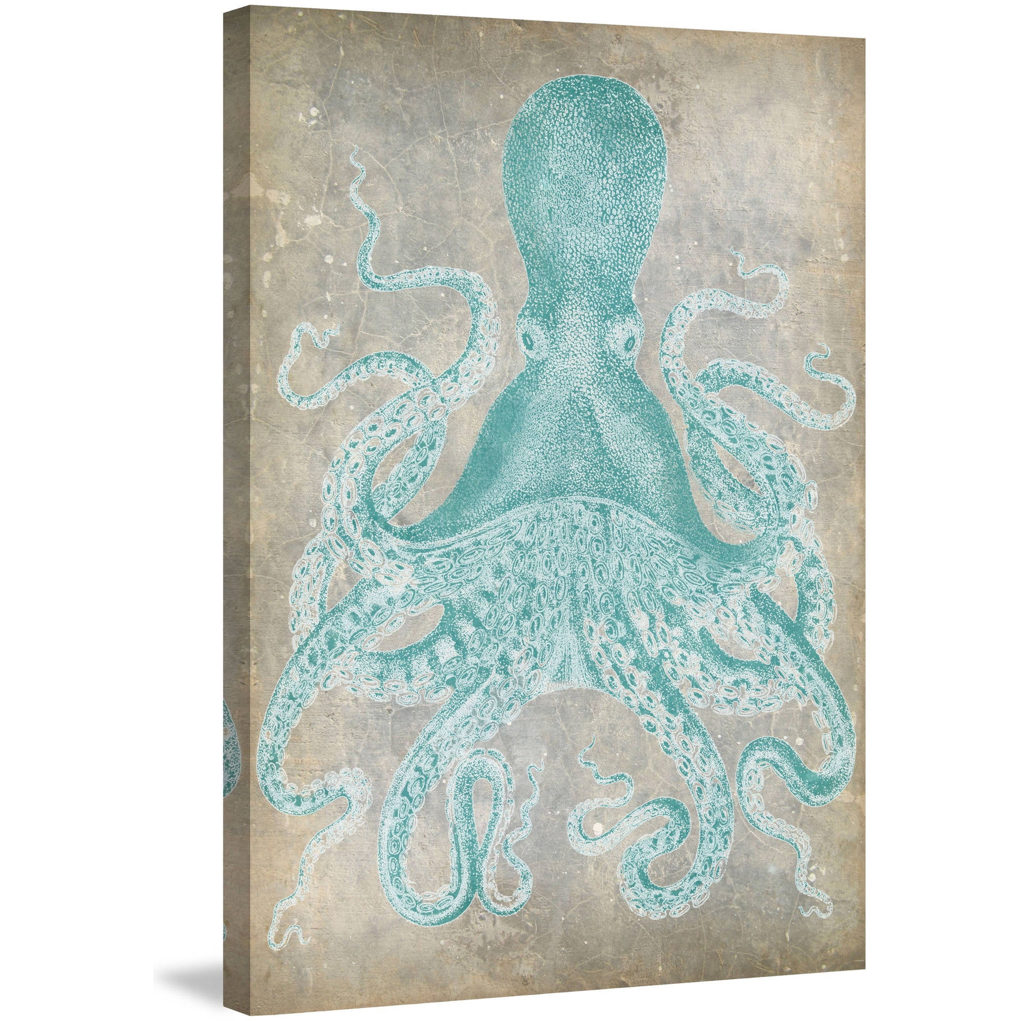 Marmont Hill "Spa Octopus I" Painting Print on Wrapped Canvas