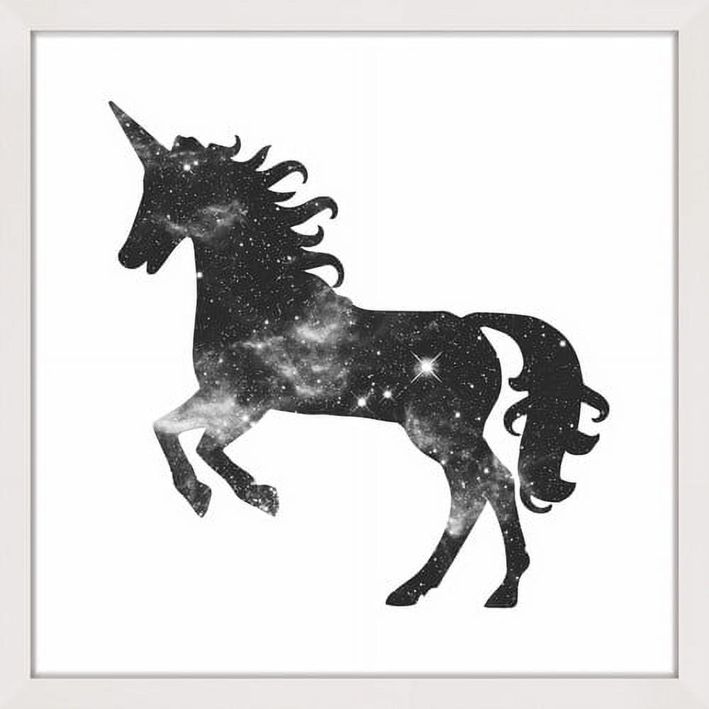 Marmont Hill "Space Unicorn" by Shayna Pitch Framed Painting Print