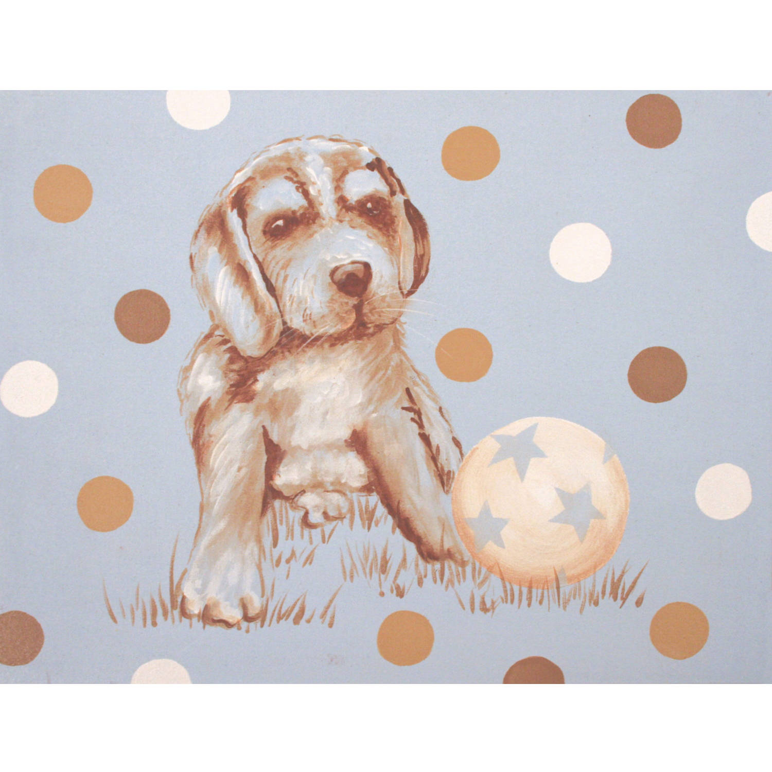 Marmont Hill "Sparky" by Reesa Qualia Painting Print on Wrapped Canvas