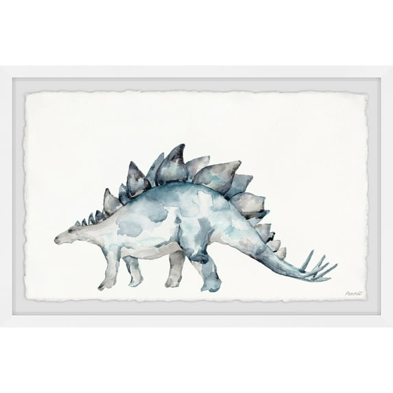 Marmont Hill Spiked Dinosaur Framed Wall Art