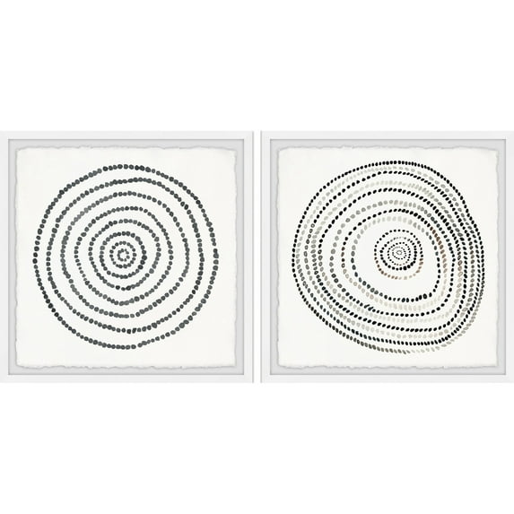 Marmont Hill Spiral Diptych
