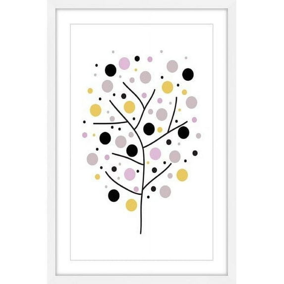 Marmont Hill "Spotted Tree" by Katarina Snygg Framed Painting Print