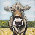 thumbnail image 1 of Marmont Hill Spring Cow by Tori Campisi Canvas Wall Art, 1 of 7