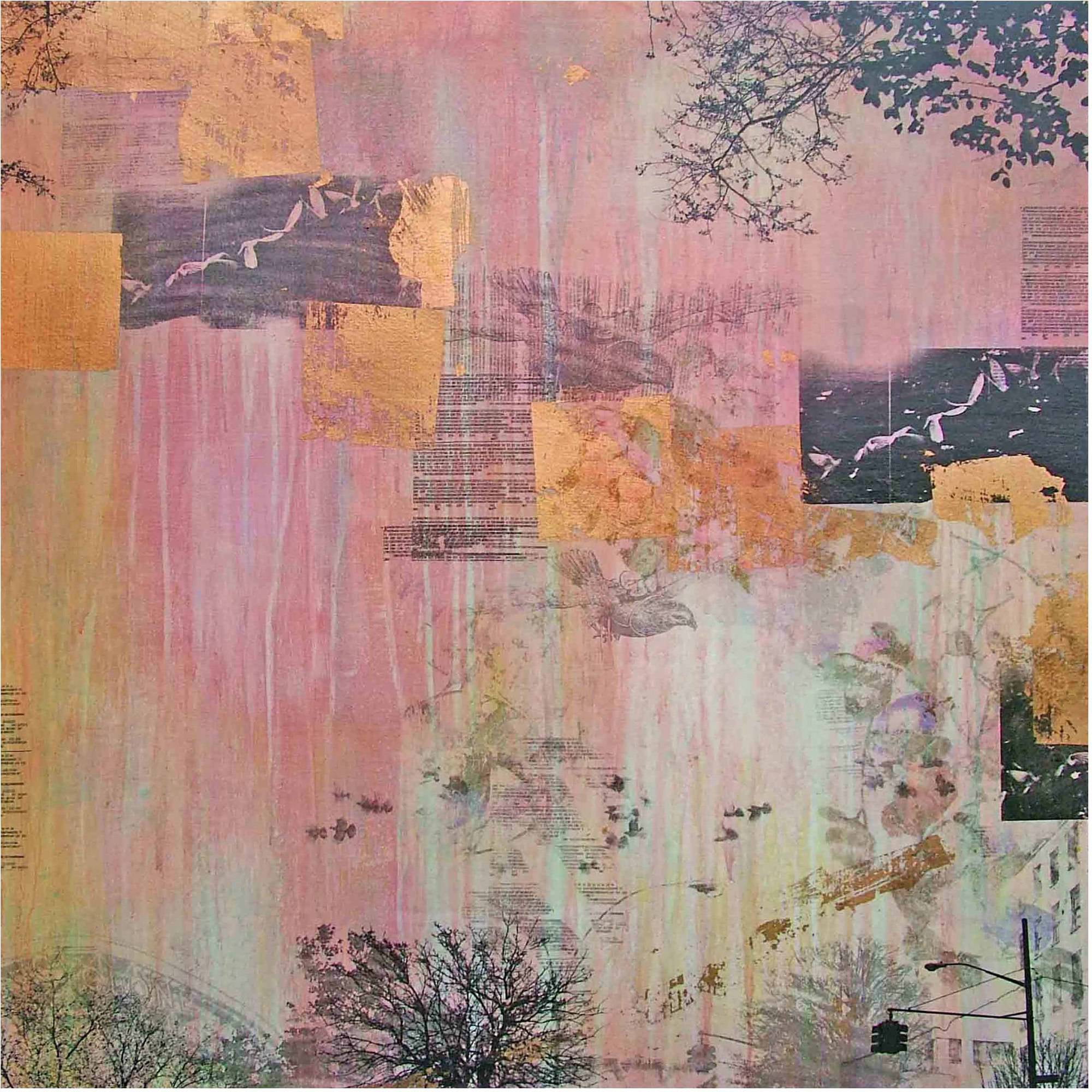 Marmont Hill "Spring Cyclone" by Tracy Silva Barbosa Painting Print on Canvas