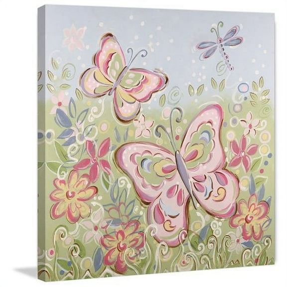 Marmont Hill "Springtime Fantasy" by Reesa Qualia Painting Print on Wrapped Canvas