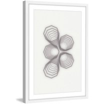 Marmont Hill "Sprouting Hexagons" by Bryon White Framed Painting Print