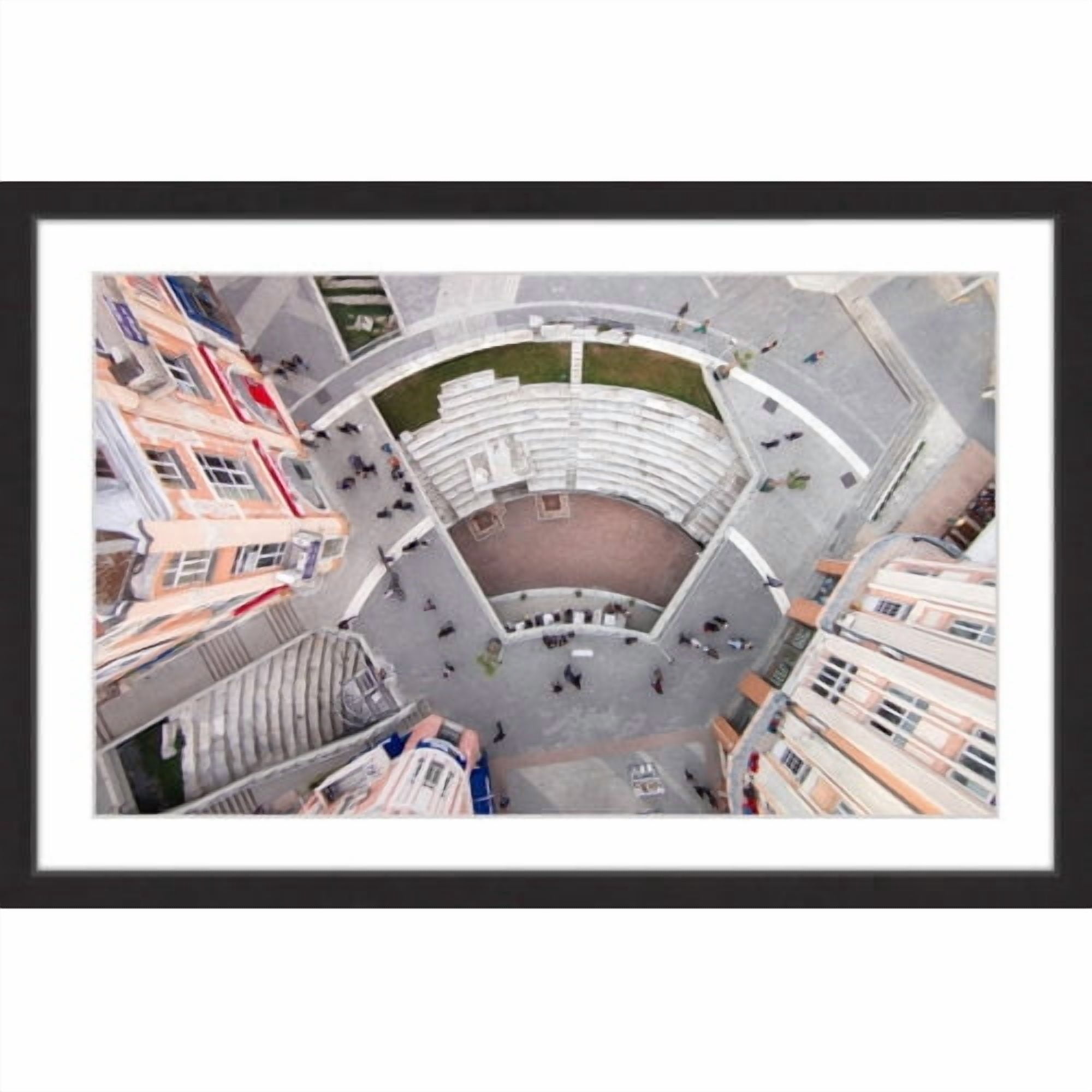 Marmont Hill "Stadium Seating" By Karolis Janulis Framed Painting Art Print, 30.0" x 1.5"