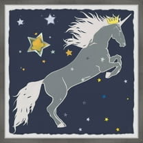 Marmont Hill Star-crowned Unicorn Framed Wall Art