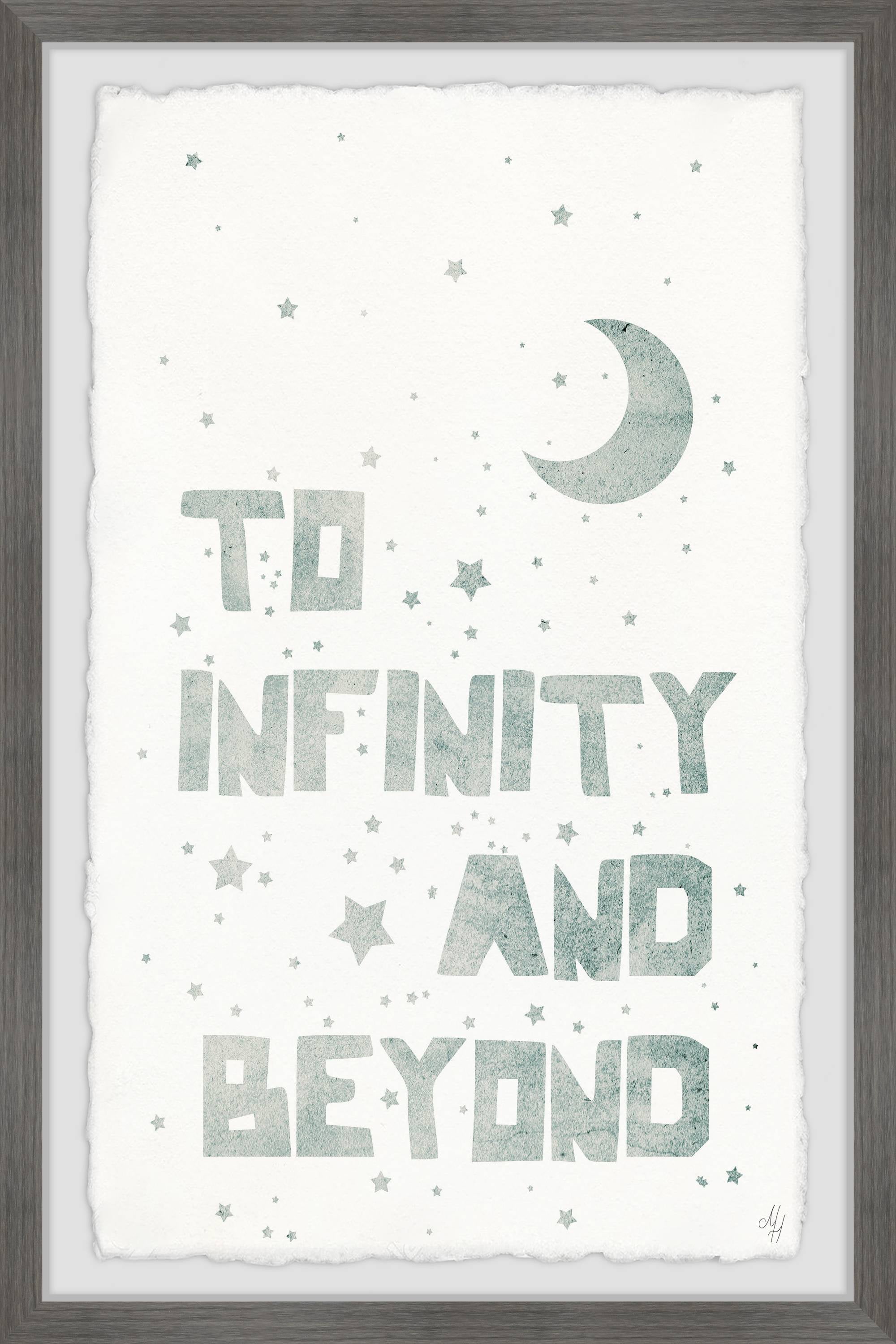 Marmont Hill Starry Infinity And Beyond Framed Wall Art, 24.00" x 1.50"