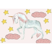 Marmont Hill Starry Night Unicorn Canvas Wall Art