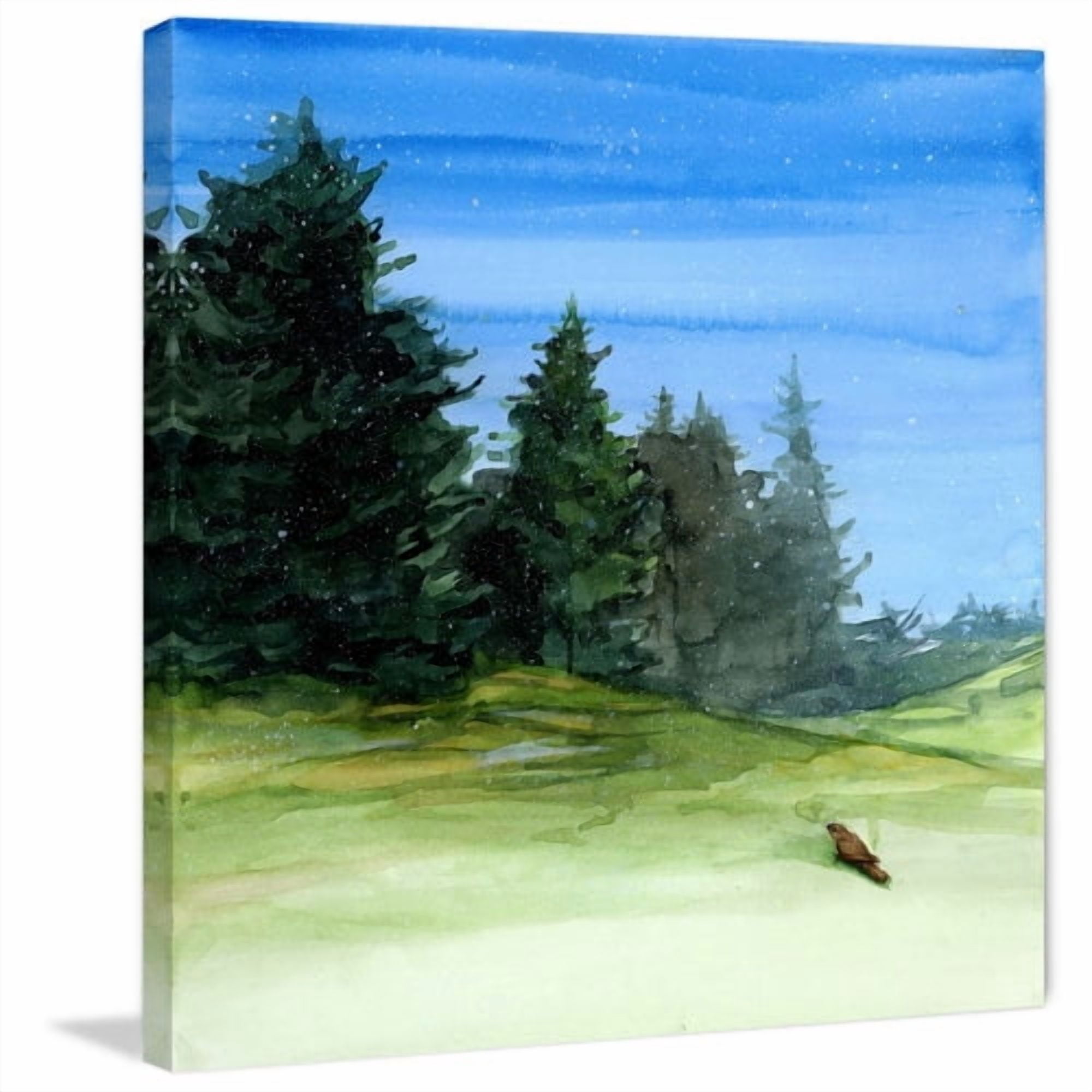 Marmont Hill - "Starry Sky" Painting Print on Wrapped Canvas