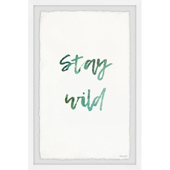Marmont Hill Stay Wild II Framed Wall Art