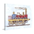 thumbnail image 1 of Marmont Hill "Steam Engine" by Reesa Qualia Painting Print on Wrapped Canvas, 1 of 5