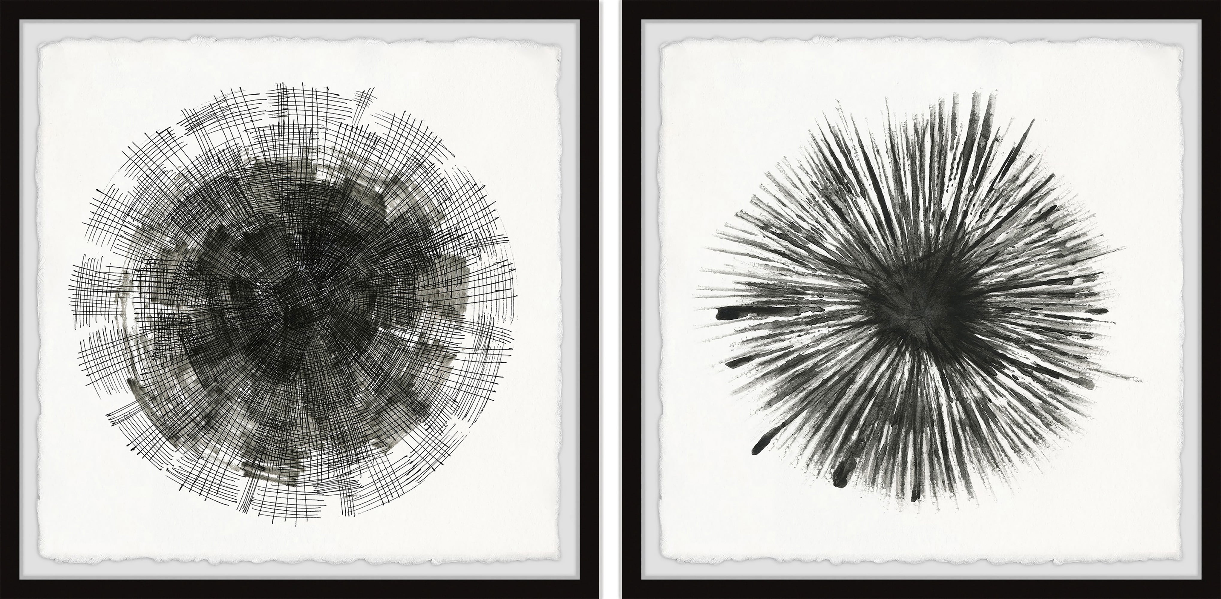 Marmont Hill Stitches & Fireworks Diptych