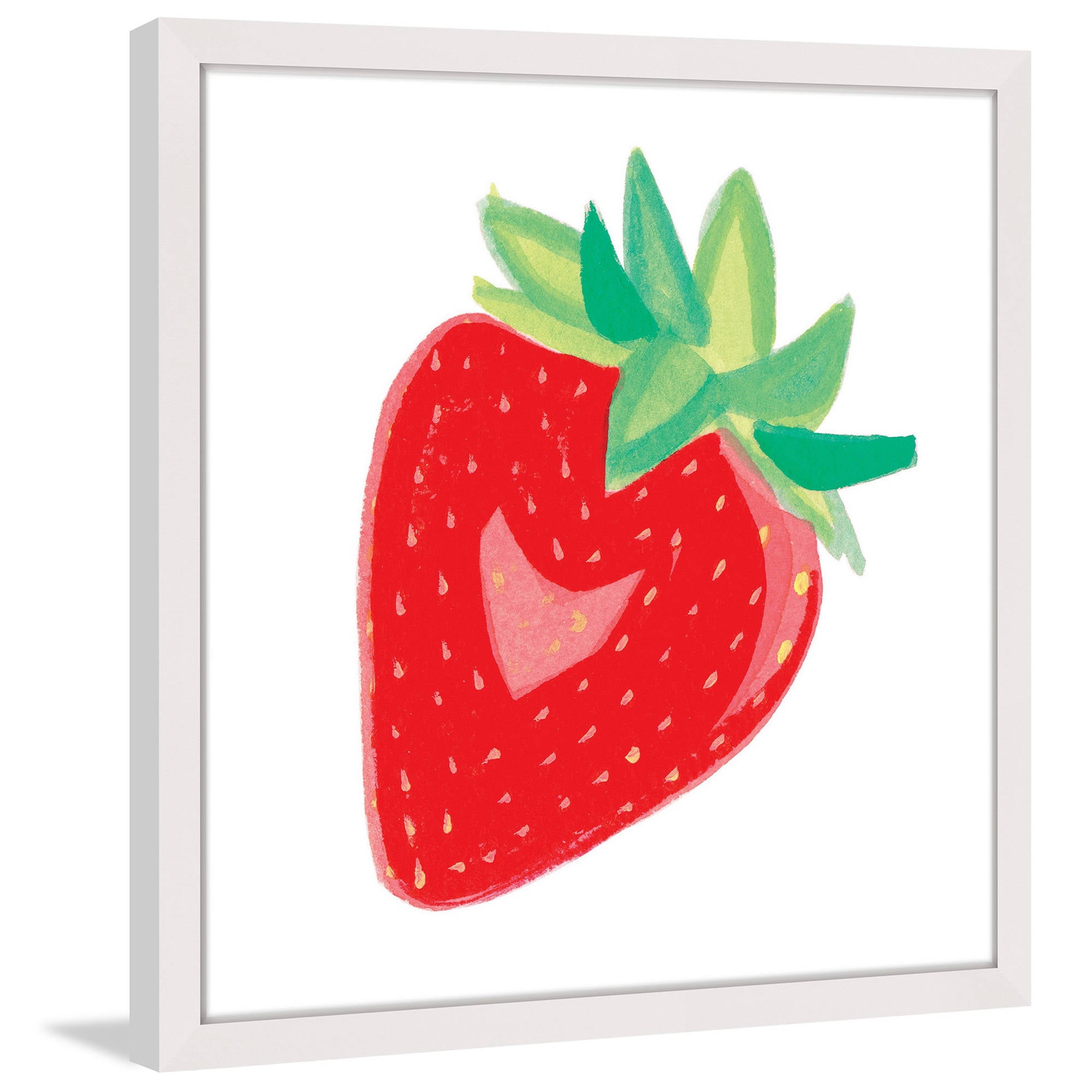 Marmont Hill "Strawberry" by Molly Rosner Framed Painting Print