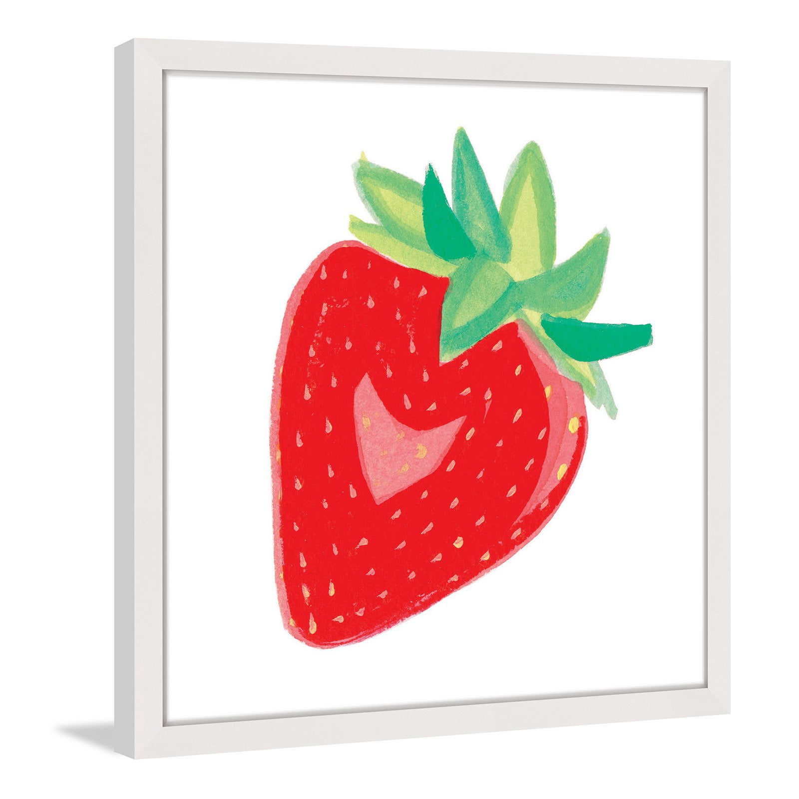 Marmont Hill "Strawberry" by Molly Rosner Framed Painting Print
