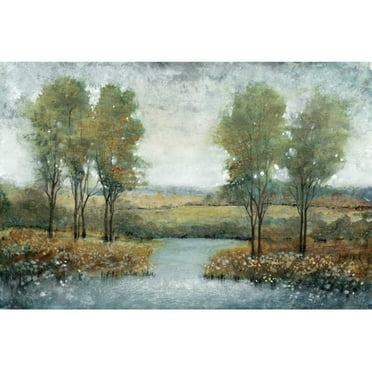 Marmont Hill "Stream Side II" Painting Print on Wrapped Canvas