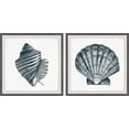 thumbnail image 1 of Marmont Hill Striped Queen Conch II Diptych, 1 of 6