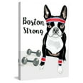 thumbnail image 1 of Marmont Hill "Strong Terrier" by Molly Rosner Painting Print on Wrapped Canvas, 1 of 5