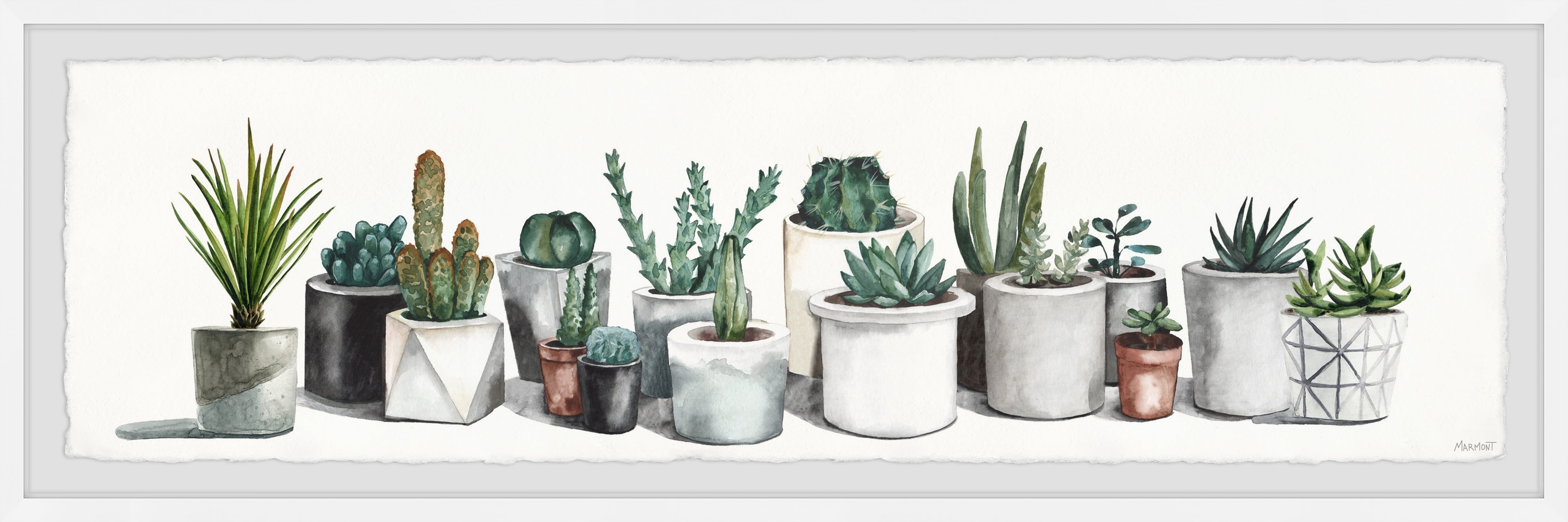 Marmont Hill Sturdy Indoor Plants Framed Wall Art