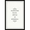 thumbnail image 1 of Marmont Hill Style Is Eternal Framed Wall Art, 20.00" x 1.50", 1 of 6