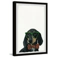 thumbnail image 1 of Marmont Hill "Stylish Dachshund" Framed Painting Print, 1 of 6