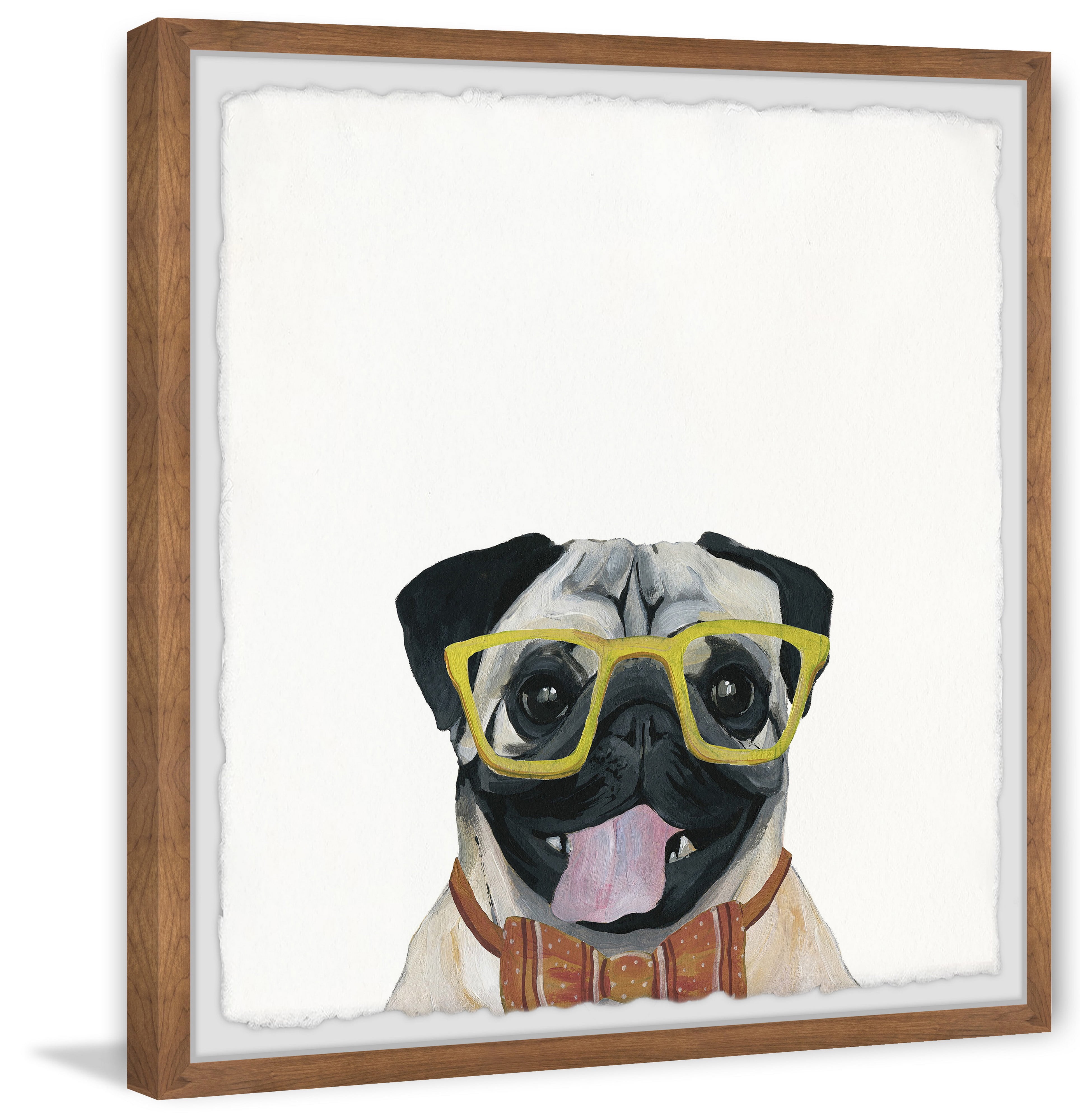 Marmont Hill "Stylish Pups" Framed Painting Print